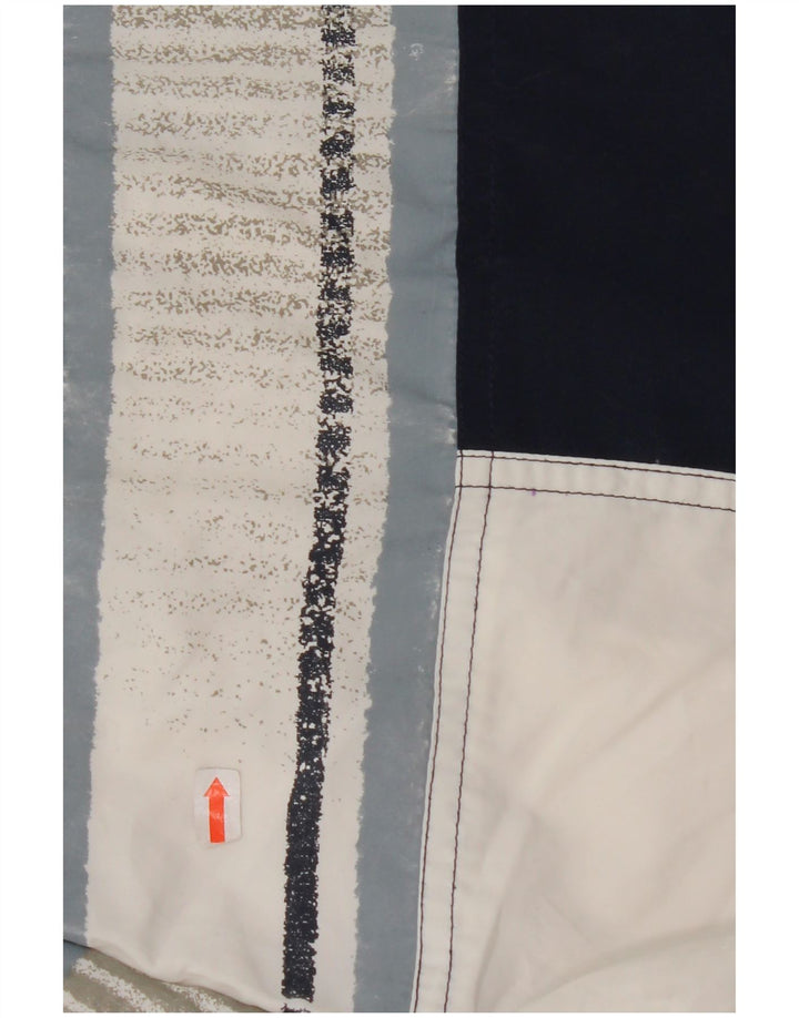 LOTTO Мужской спортивный костюм верхняя куртка 2XL белый полиэстер с цветными блоками