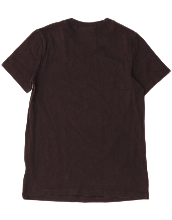 Женская футболка с рисунком ADIDAS Top UK 8, маленькая, черный хлопок