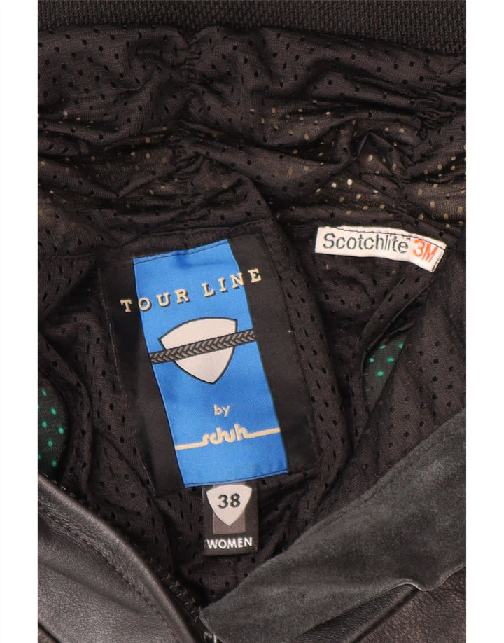 Женский мотоцикл SCHUH, комплект из 2 предметов, EU 38 Medium W26 L28, черный байкер