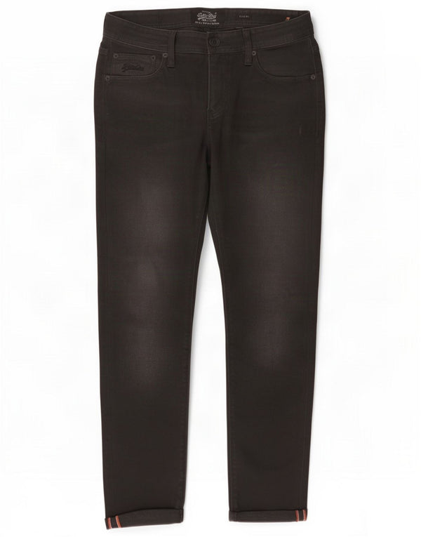 Мужские джинсы скинни Superdry W34 L32, черный хлопок