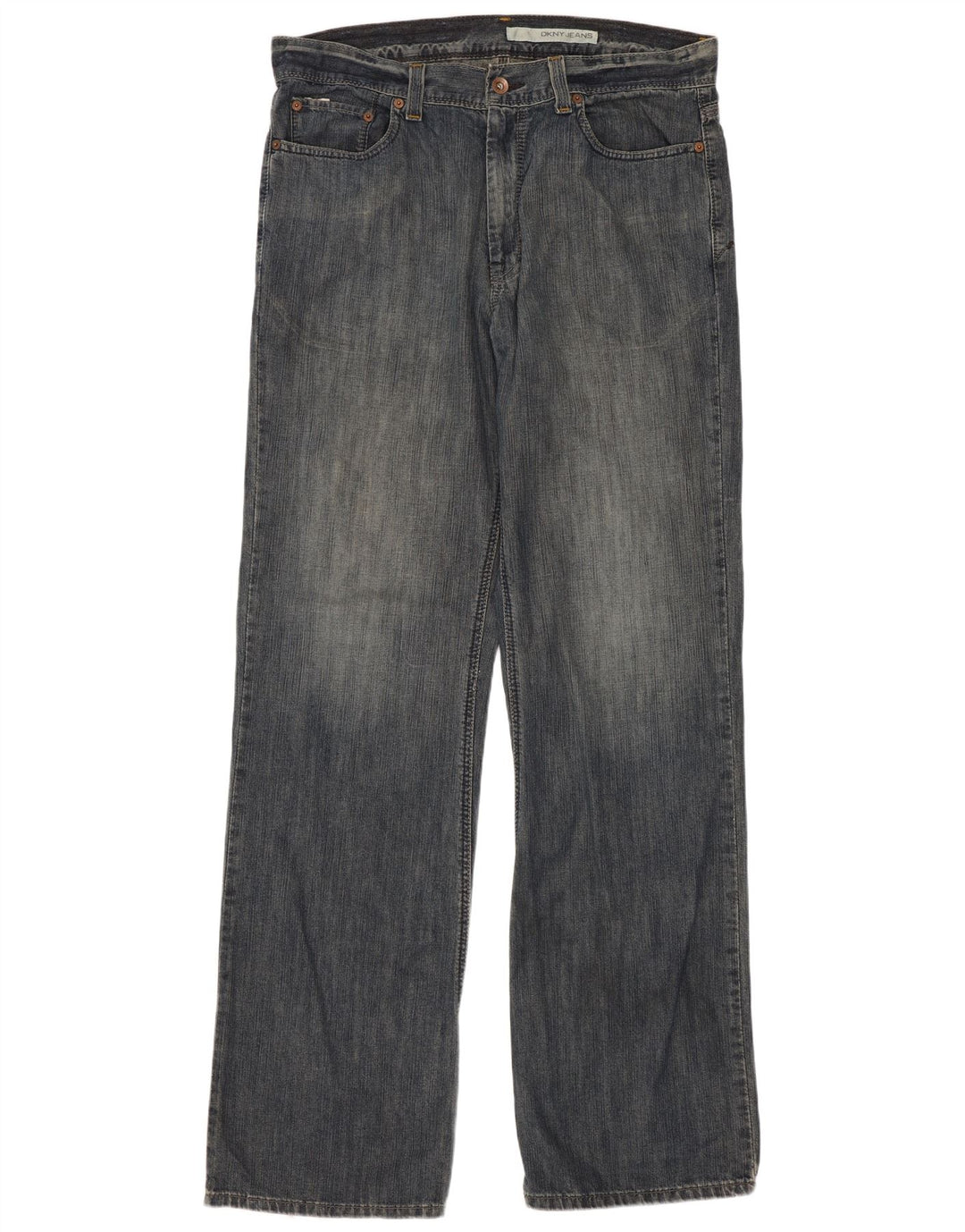 Мужские прямые джинсы Dkny W34 L34 синие, хлопок