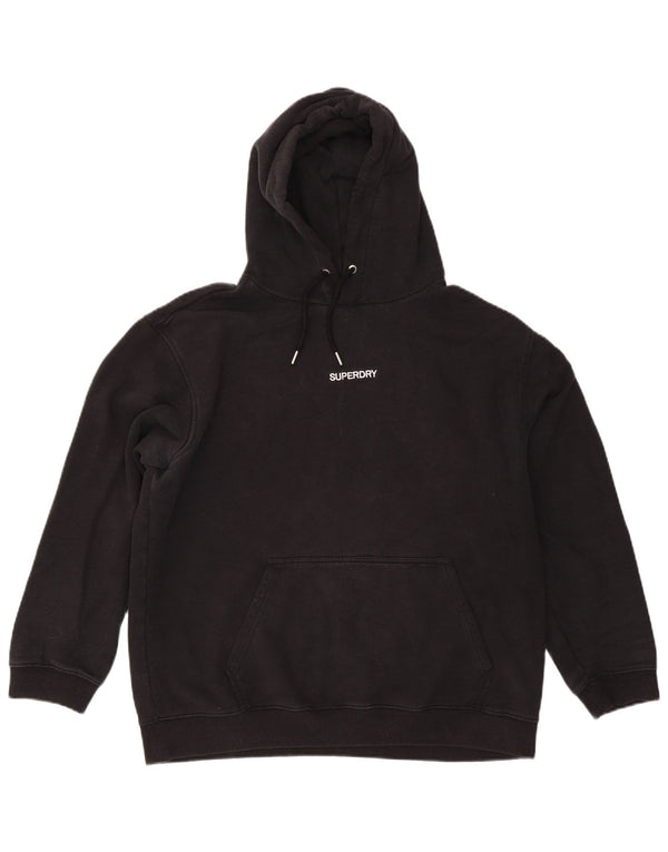 Мужской джемпер с капюшоном Superdry XL, черный хлопок