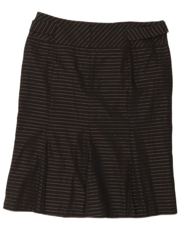 Принципы Женская прямая юбка миди UK 14 Medium W32 Черная полоска