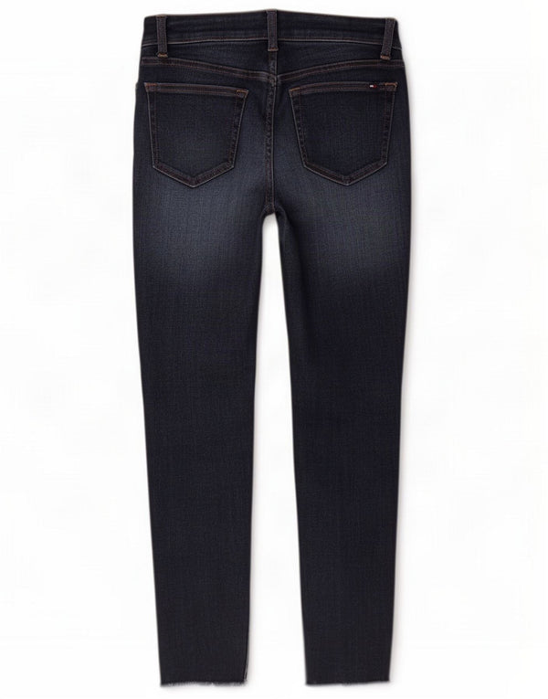Tommy Hilfiger Женские джинсы скинни IT 4 XS W25 L27 Темно-синий хлопок