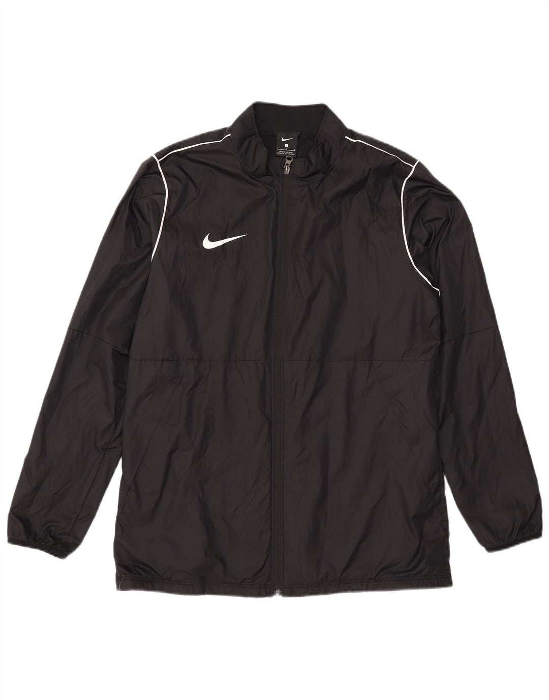 Мужская дождевик Nike UK 40, большая черная полиэстер