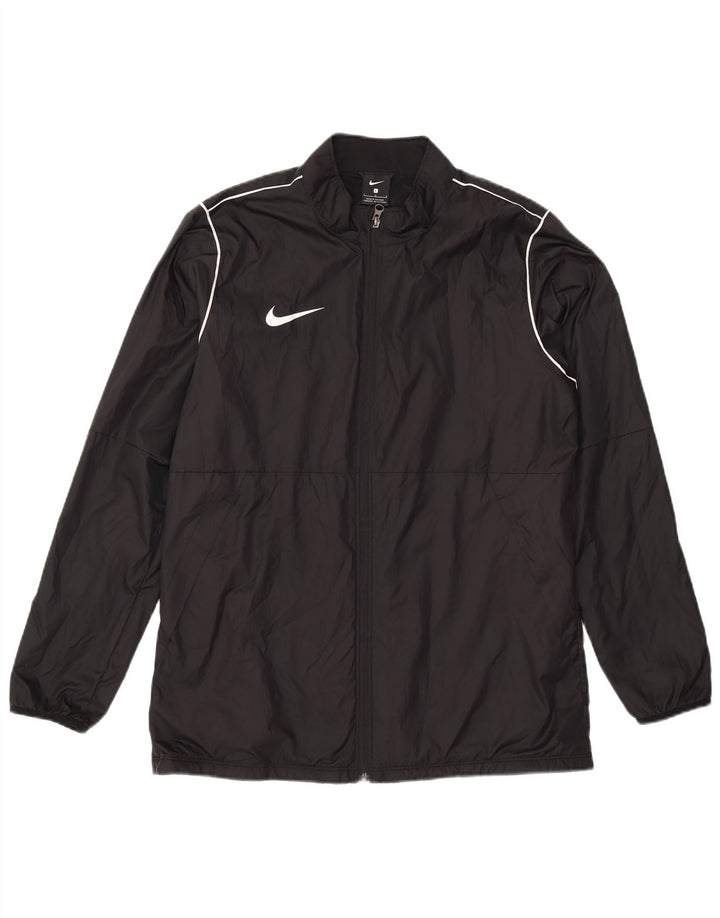 Мужская дождевик Nike UK 40, большая черная полиэстер