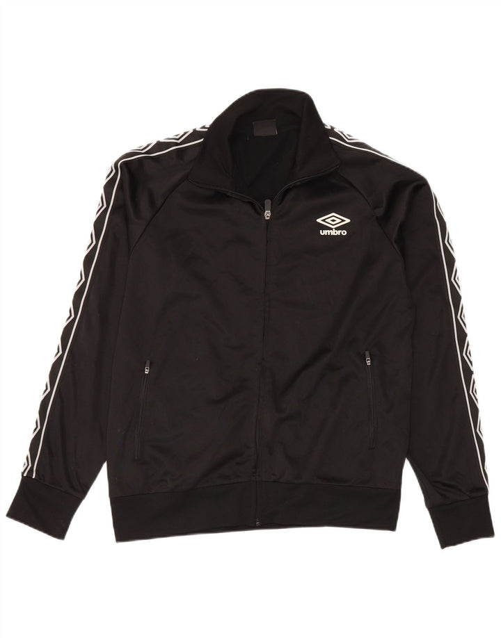 UMBRO Мужской спортивный костюм с графическим рисунком, верхняя куртка, средний черный полиэстер