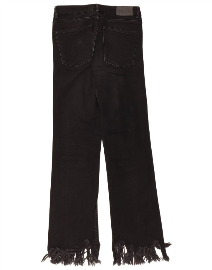 Женские прямые джинсы ZARA EU 36 XS W26 L27, черные