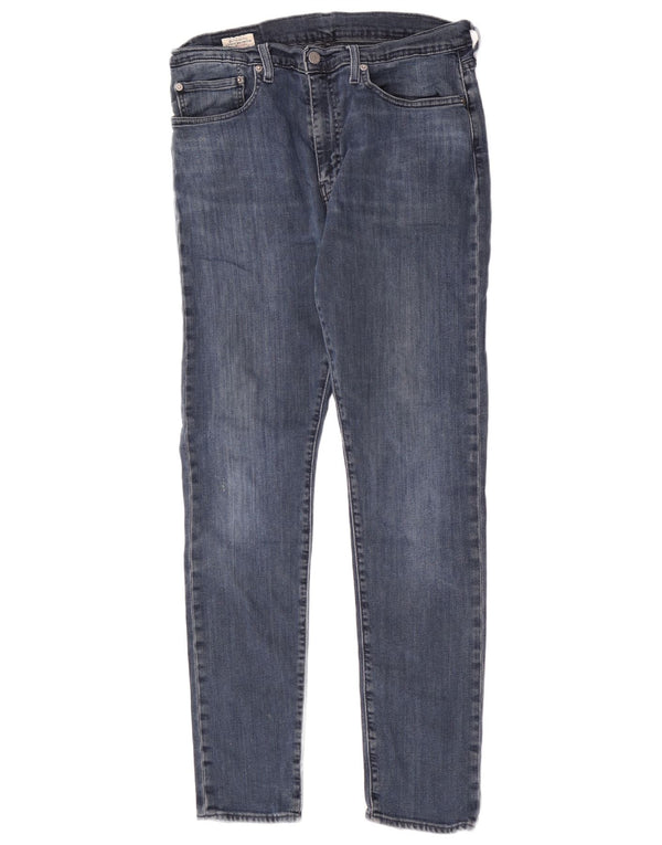Мужские джинсы Levi's Slim 512 W34 L34 синие, хлопок