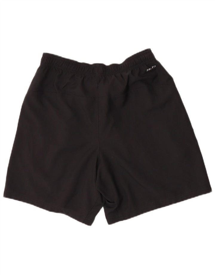 Мужские спортивные шорты Nike Dri Fit, маленькие черные, из полиэстера