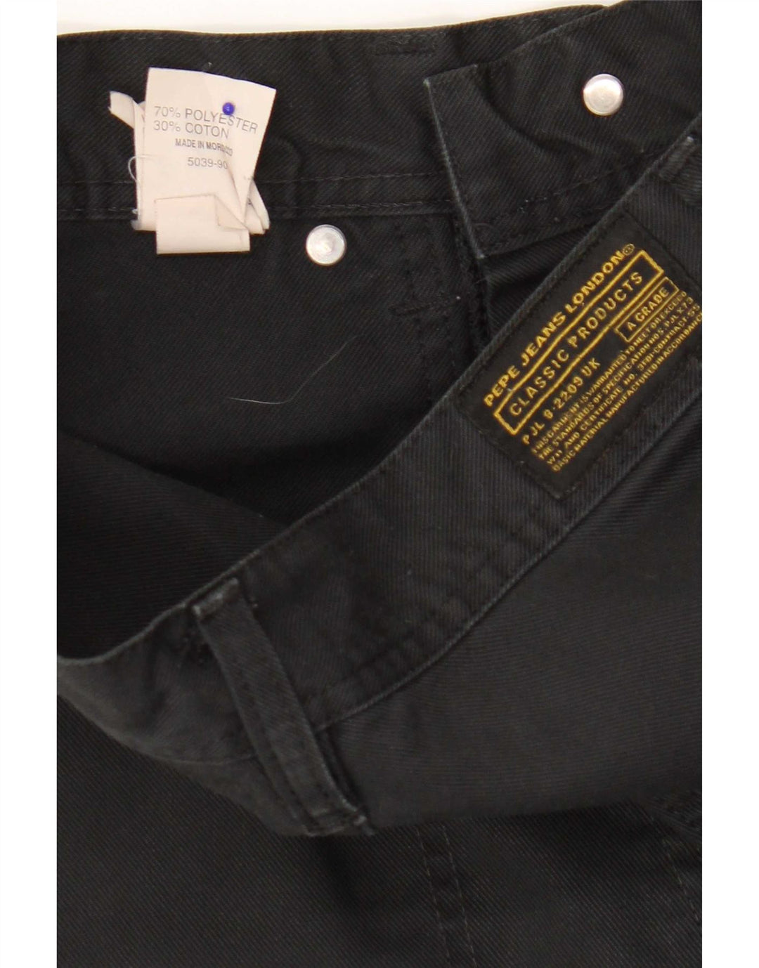 PEPE Jeans Мужские широкие брюки W30 L34, черный полиэстер