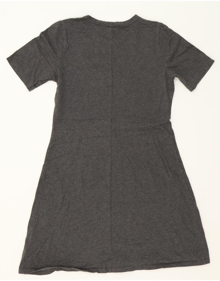 J. CREW Womens A-Line Dress UK 10 Small Grey Cotton Vintage J. Crew and Second-Hand J. Crew from Messina Hembry 