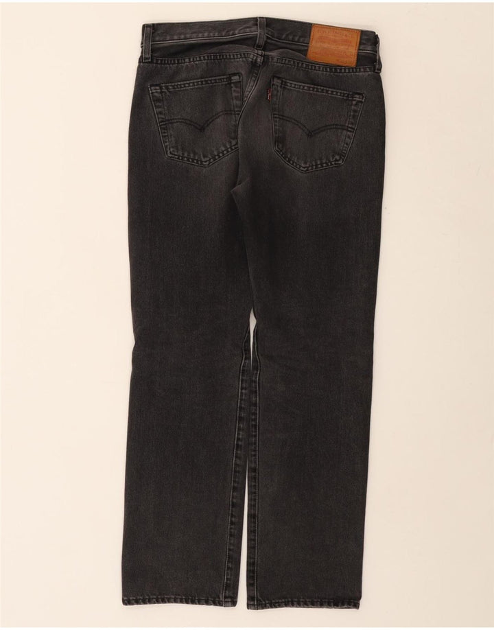 Мужские прямые джинсы LEVI'S W30 L30 Серые, хлопок