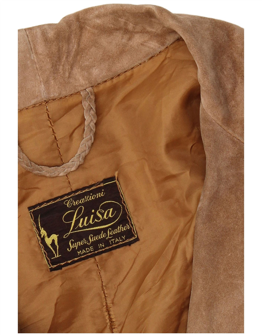 Винтажный женский замшевый пиджак на 3 пуговицах, Великобритания 12, средний коричневый цвет