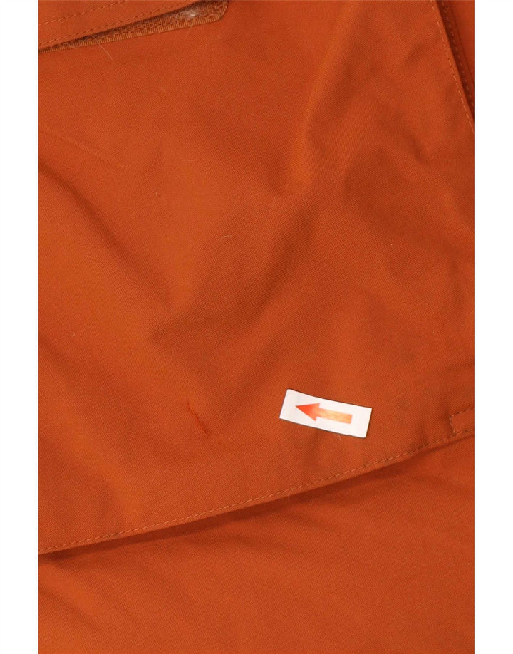 Мужская парка с капюшоном The North Face UK 38, средний оранжевый нейлон
