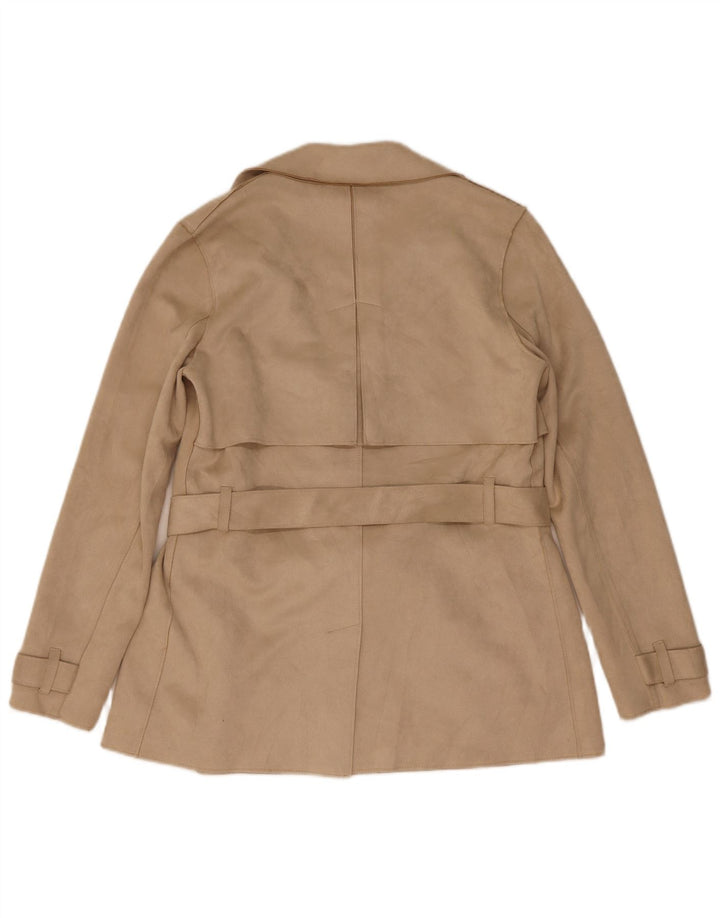 Женский тренч Zara UK 6 XS бежевый из полиэстера