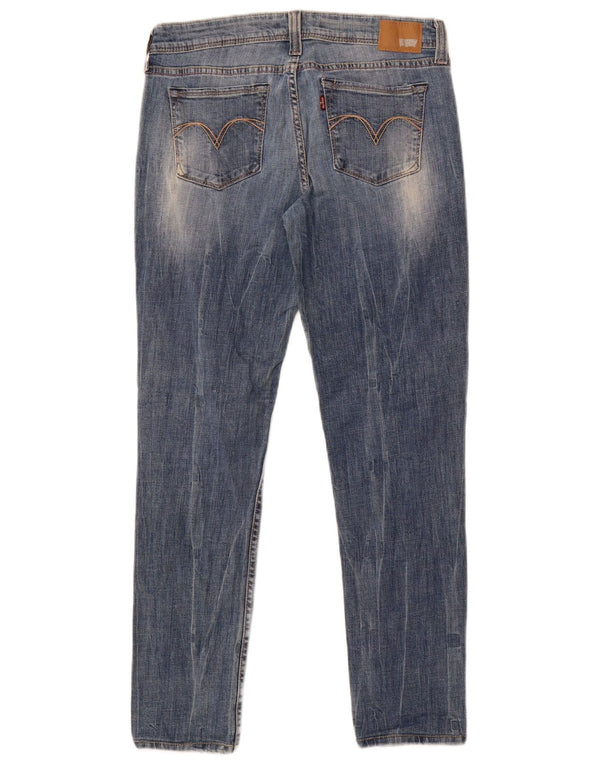 Женские джинсы скинни Levi's Demi Curve с низкой талией W29 L28, синий хлопок