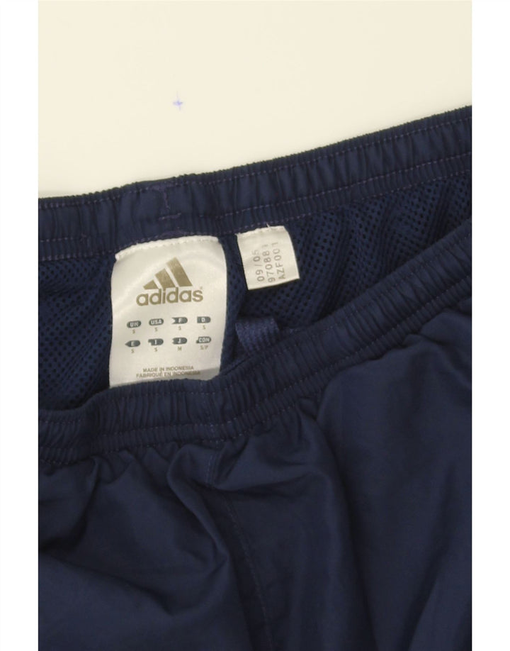 ADIDAS Boys Tracksuit Trousers 13-14 Years Small Navy Blue Polyester Vintage Adidas and Second-Hand Adidas from Messina Hembry 