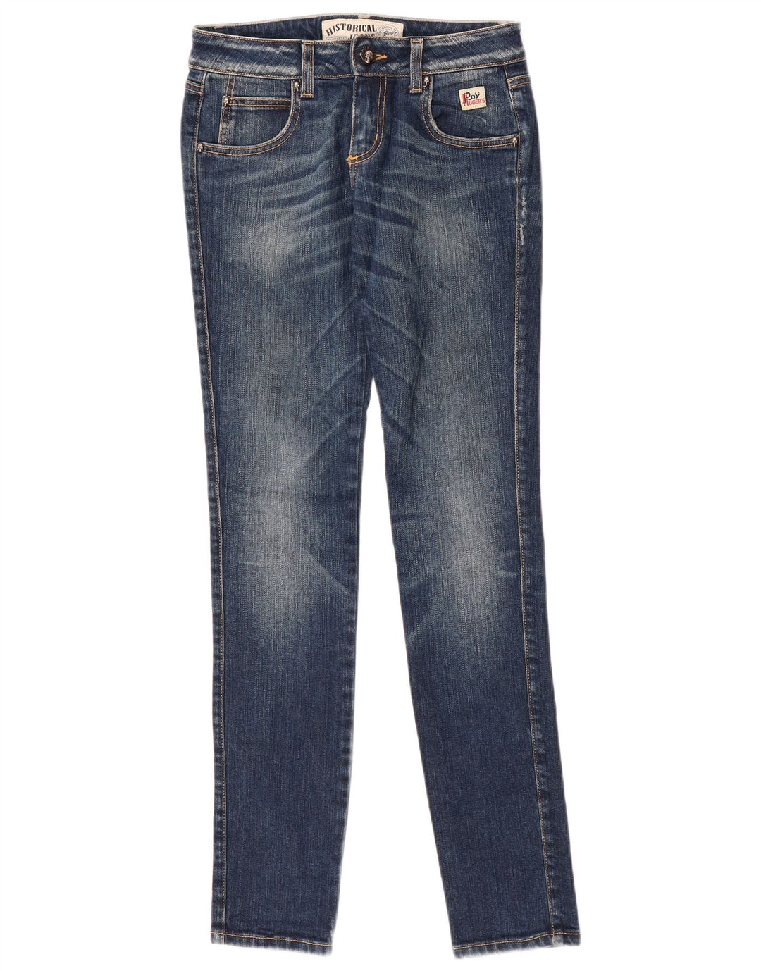 Женские узкие джинсы Roy Rogers IT 41 Small W27 L32 Синие, хлопок