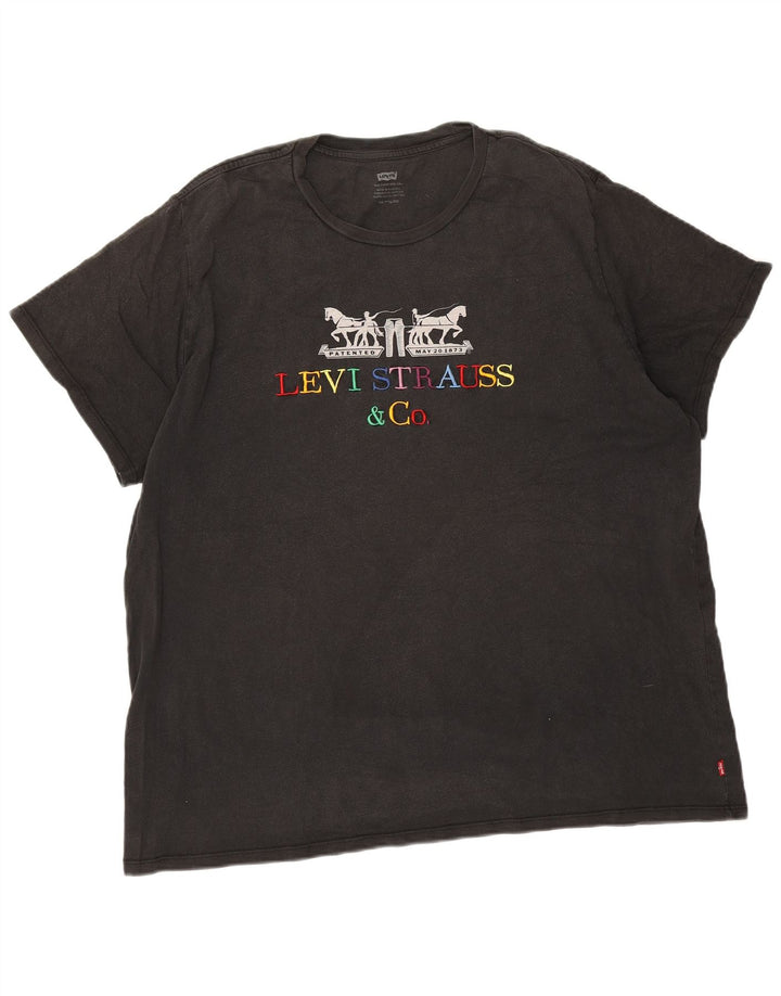 Мужская футболка с рисунком Levi's Top 2XL, черная