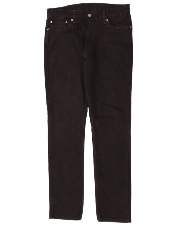 Мужские джинсы Levi's Slim 511 W36 L34, черный хлопок