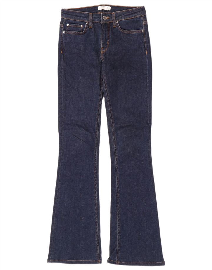 Женские расклешенные джинсы Zara EU 34 2XS W24 L31 Темно-синие