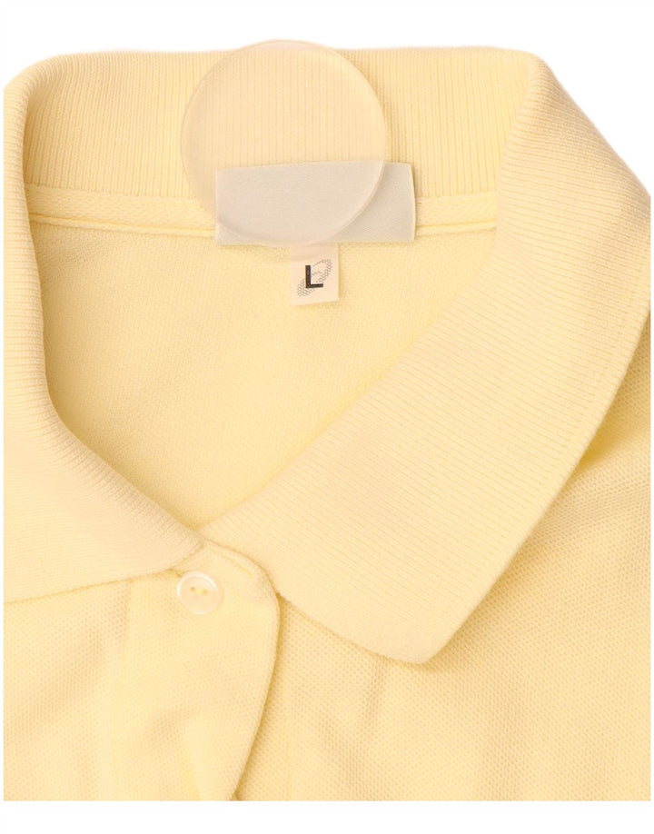 Женская рубашка с коротким рукавом ASICS UK 14, большая желтая