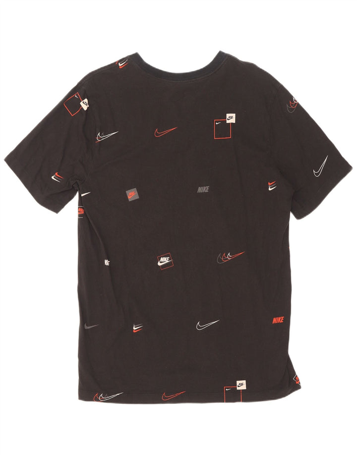 Мужская футболка с рисунком Nike, большой черный хлопок