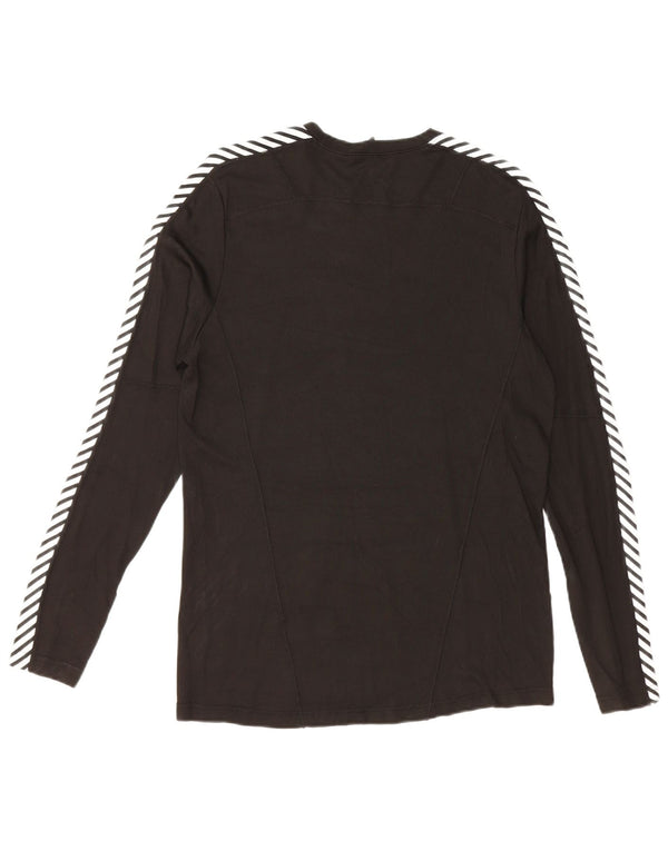 HELLY HANSEN Мужской топ с длинным рукавом, средний черный, полиэтилен с цветными блоками