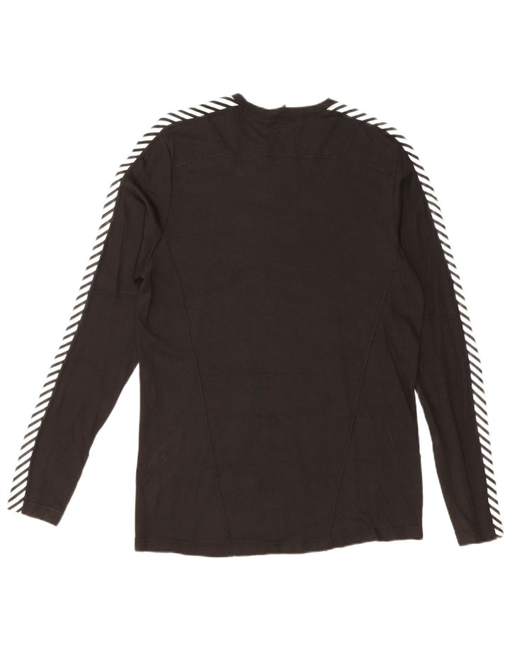 HELLY HANSEN Мужской топ с длинным рукавом, средний черный, полиэтилен с цветными блоками