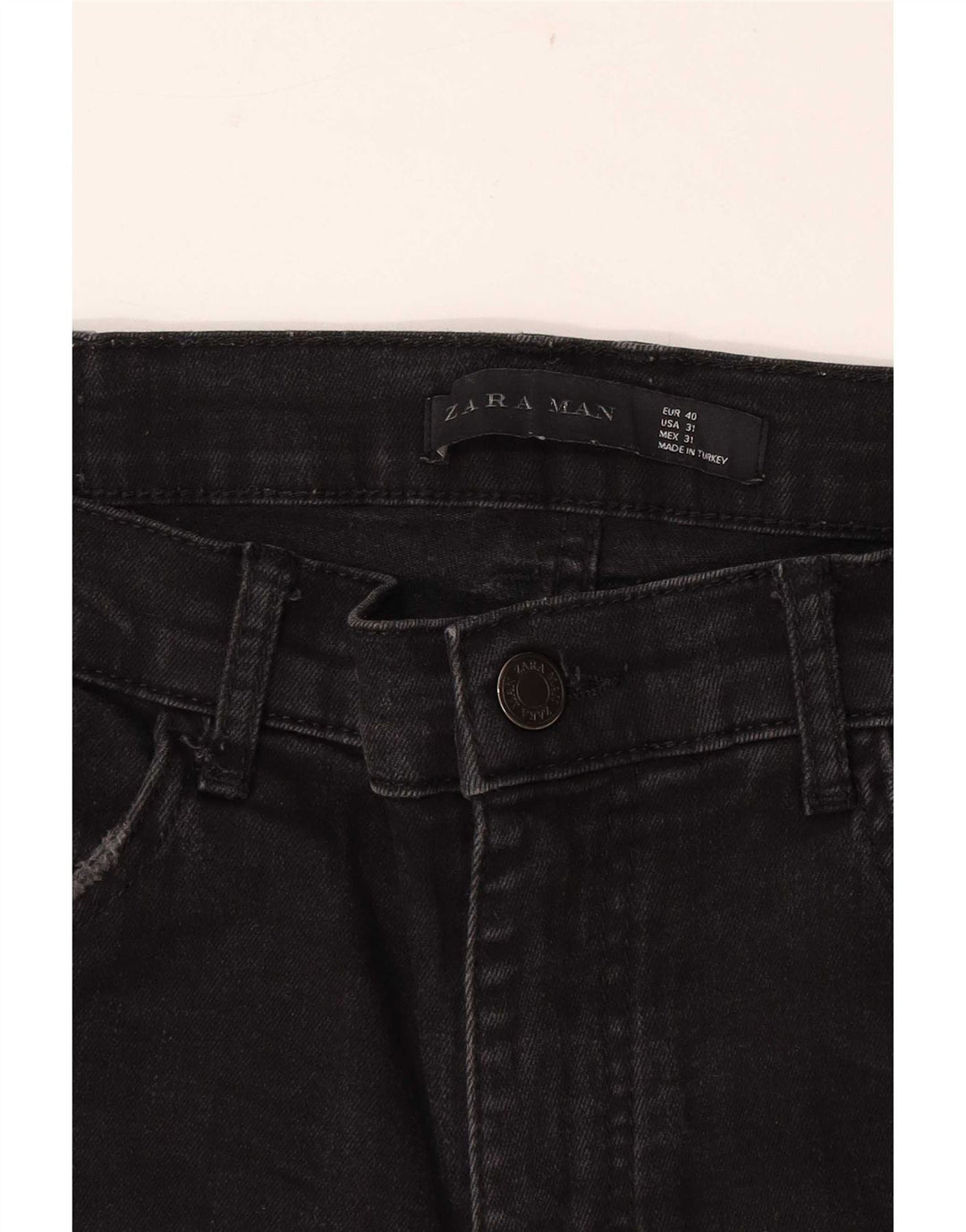Мужские джинсы скинни Zara EU 40 Medium W31 L29, черные