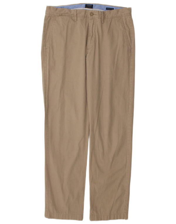 Мужские прямые брюки-чиносы J. Crew The Sutton W31 L32, бежевый хлопок