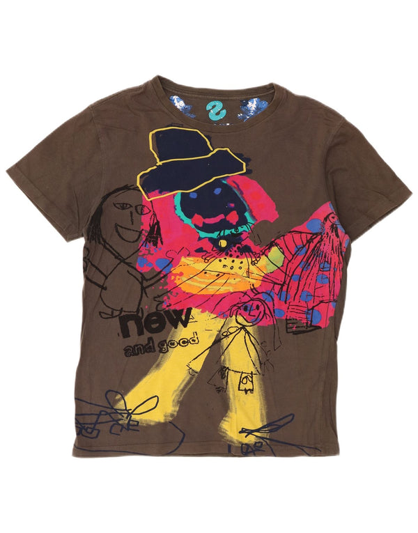 Мужская футболка с рисунком Desigual, средний хаки