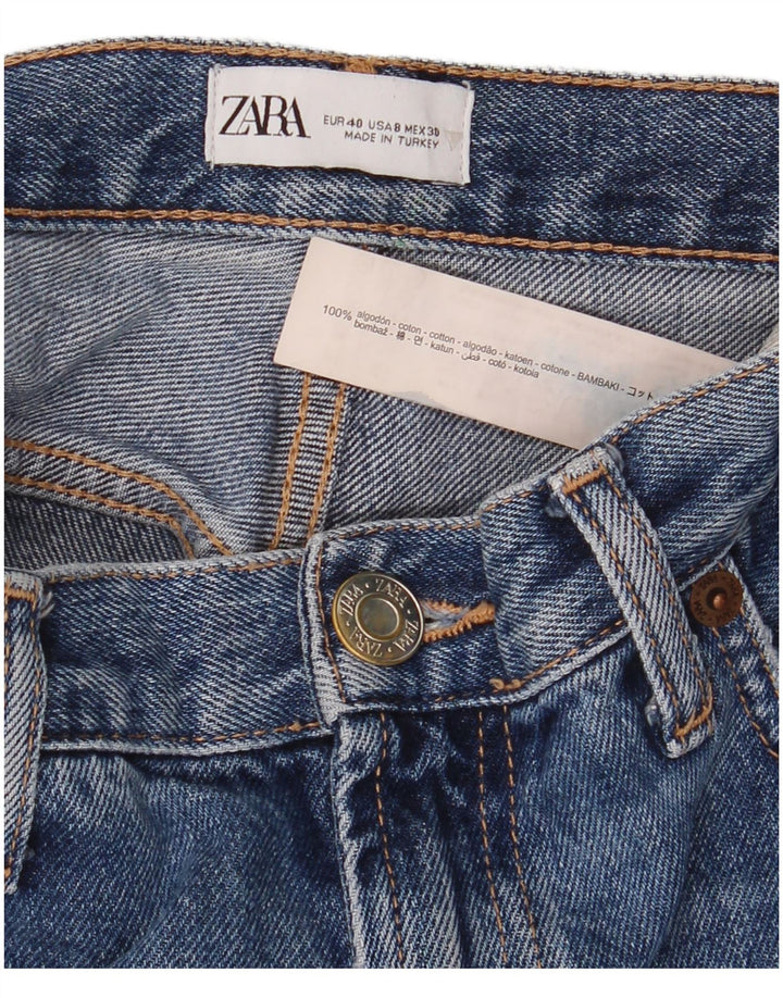 Женские джинсовые шорты Zara EU 40 Medium W30 Синие, хлопок