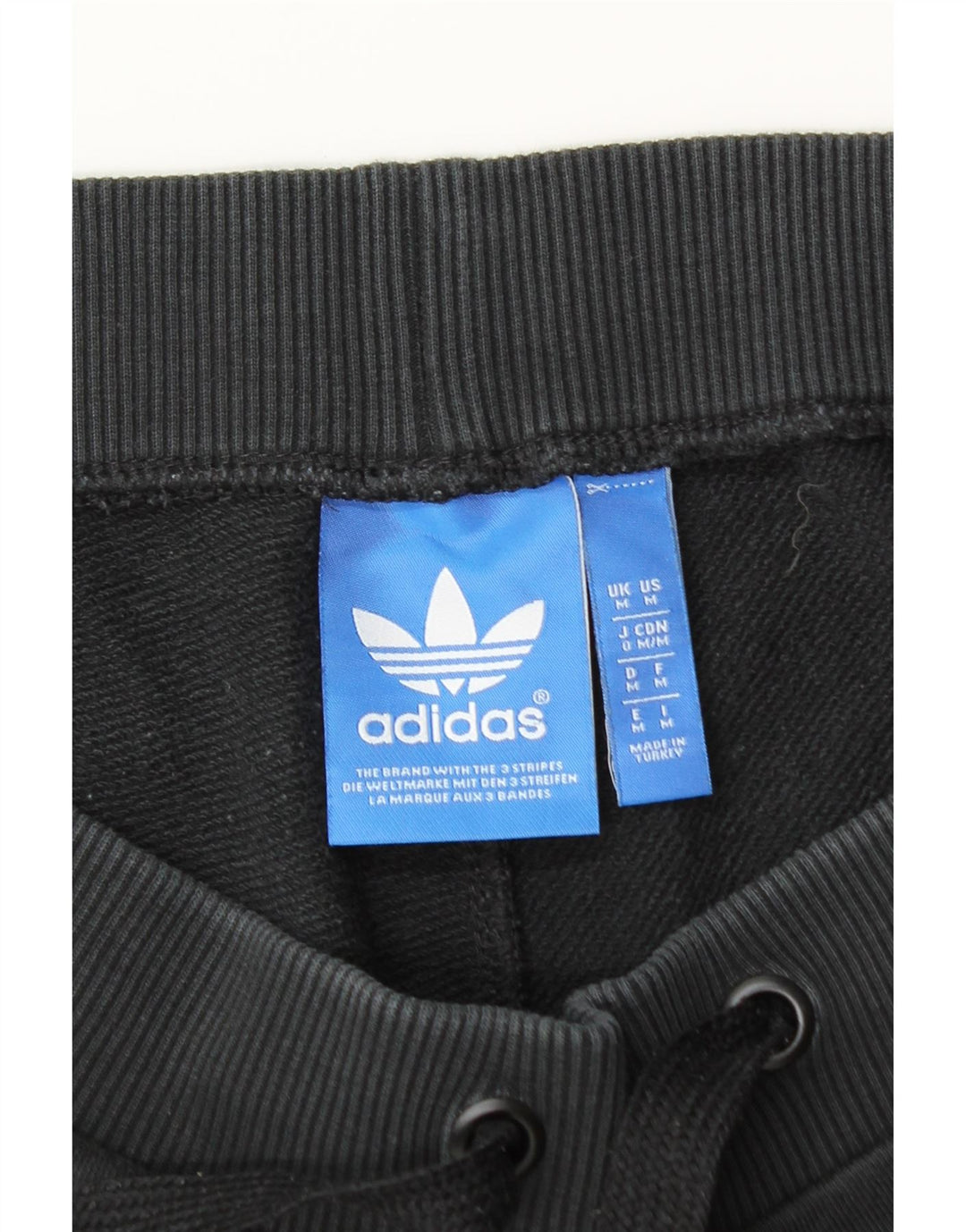 Мужские спортивные шорты Adidas среднего размера, черные, хлопок
