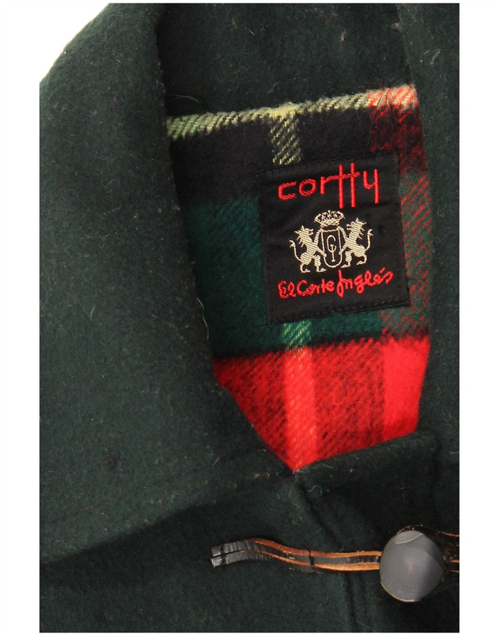 ВИНТАЖНЫЙ женский дафлкот UK 18 XL Зеленый