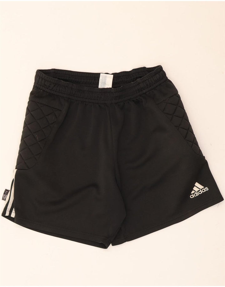 Мужские спортивные шорты Adidas Climalite, большие черные из полиэстера