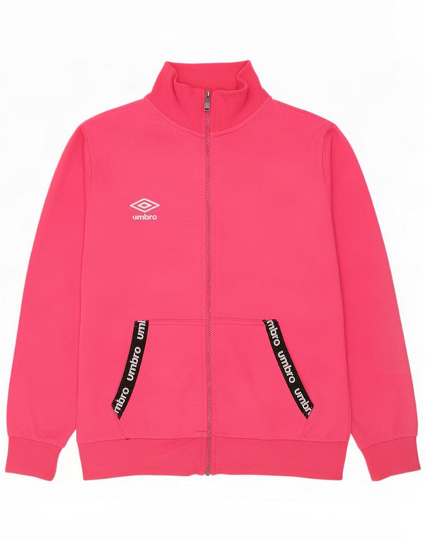 Umbro Женский спортивный костюм с графическим рисунком UK 14 Большой розовый цветной блок