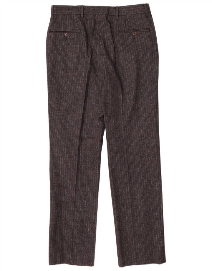 Мужской костюм-двойка Gianfranco Ferre UK 38 Medium W34 L33 Серый в тонкую полоску