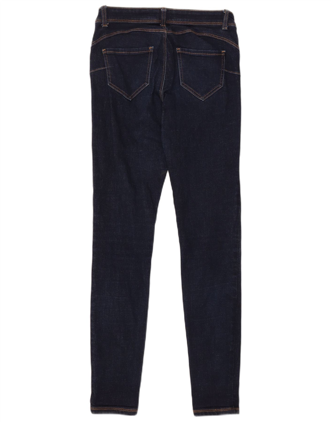 Женские джинсы скинни BENETTON W28 L30 Темно-синий полиэстер