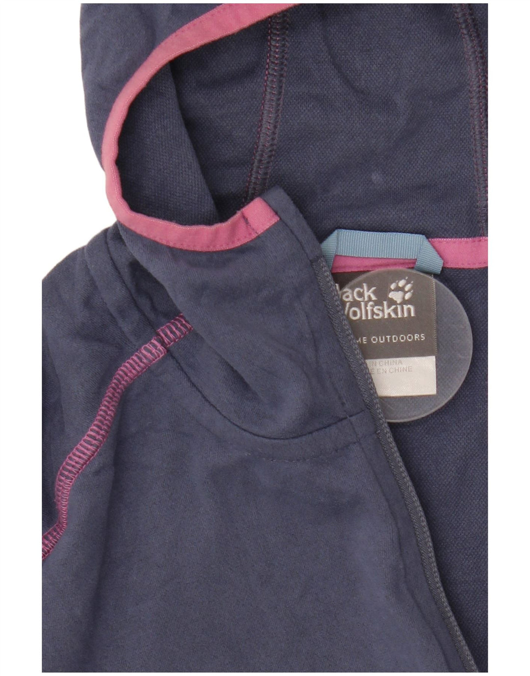 Jack Wolfskin Женский спортивный костюм с капюшоном, верхняя куртка, Великобритания, 12/14, средний синий