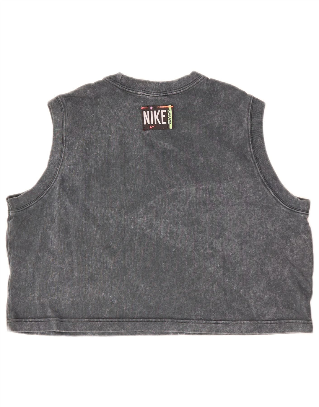 Женский укороченный жилет NIKE UK 18 XL, серый хлопок
