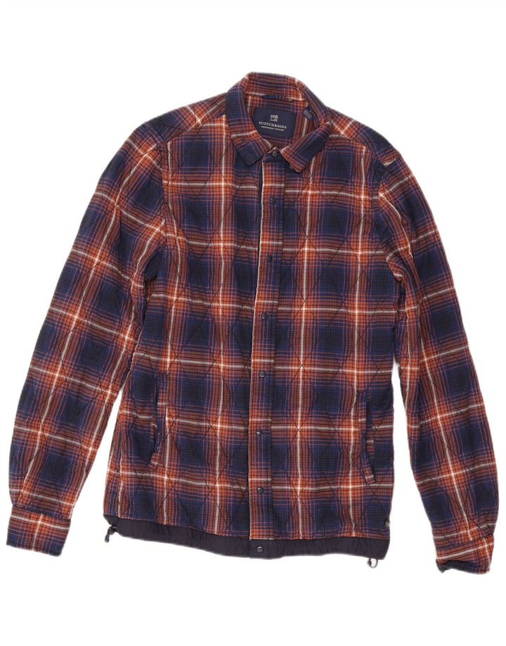 Мужская фланелевая рубашка Scotch & Soda Lumberjack, средняя разноцветная клетка