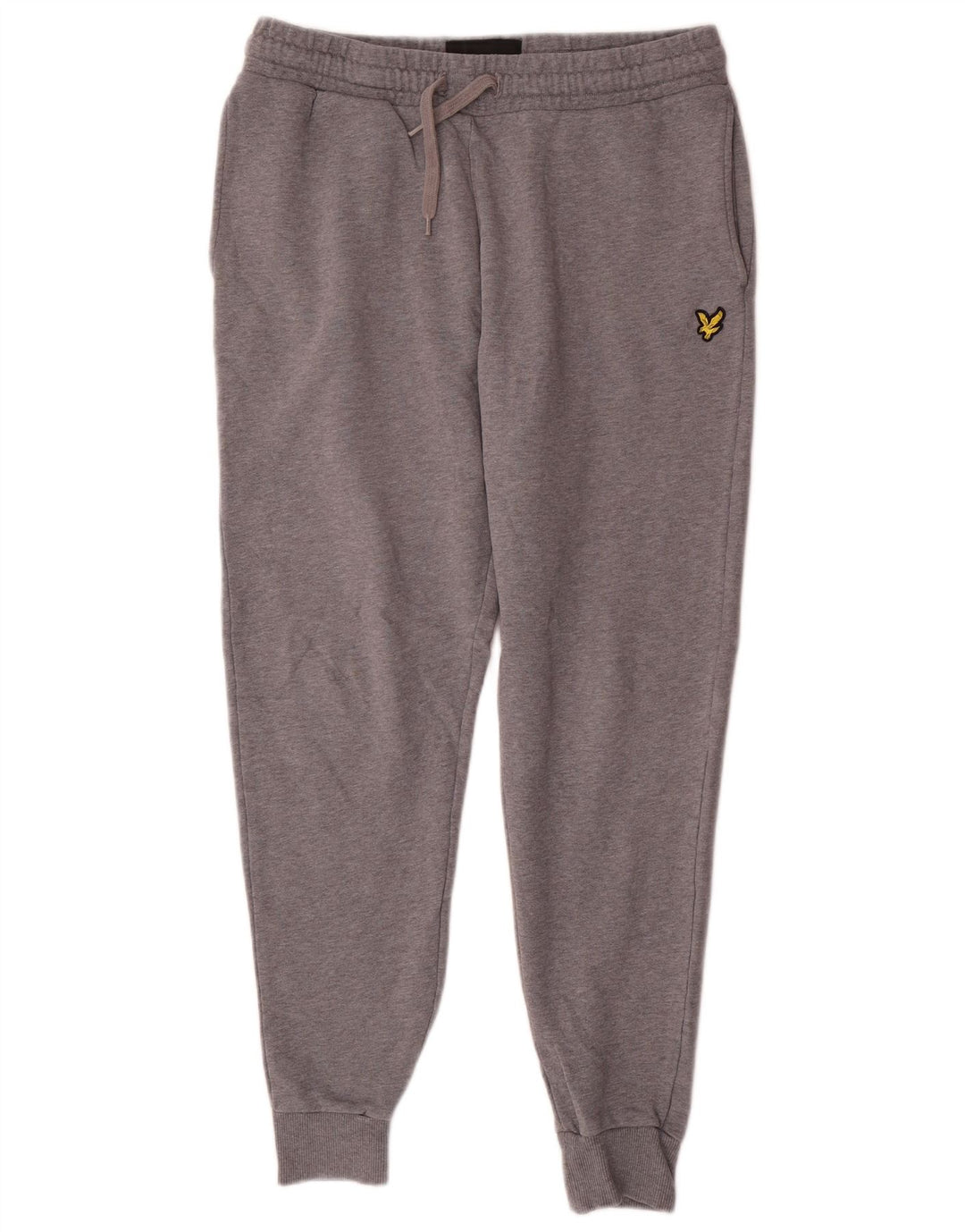 Мужские спортивные брюки Lyle & Scott, джоггеры, средний серый хлопок с крапинками