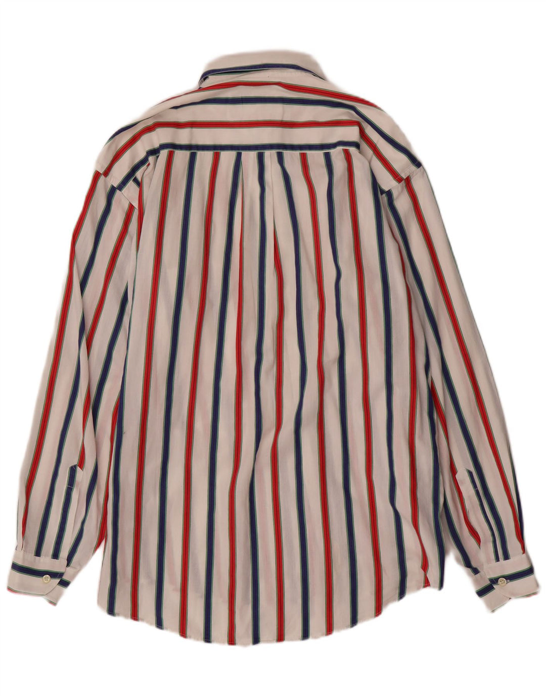 Мужская рубашка VINTAGE, размер 16 1/2 42, большой хлопок в разноцветную полоску