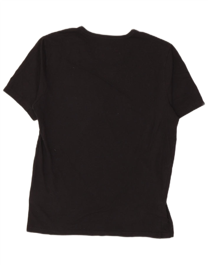 Мужская футболка Hugo Boss Top Medium Black Cotton