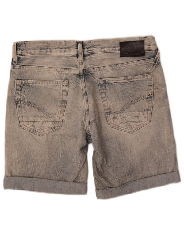 Женские джинсовые шорты Gas W27, маленькие синие, хлопок