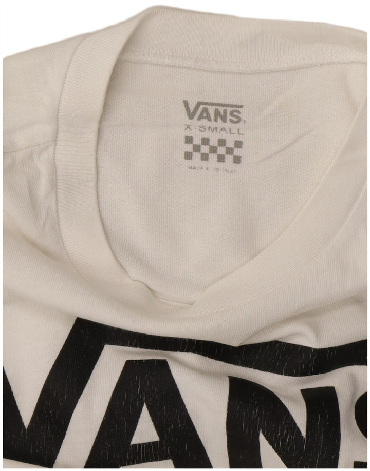 Женская футболка с рисунком VANS Top UK 6 XS Белая