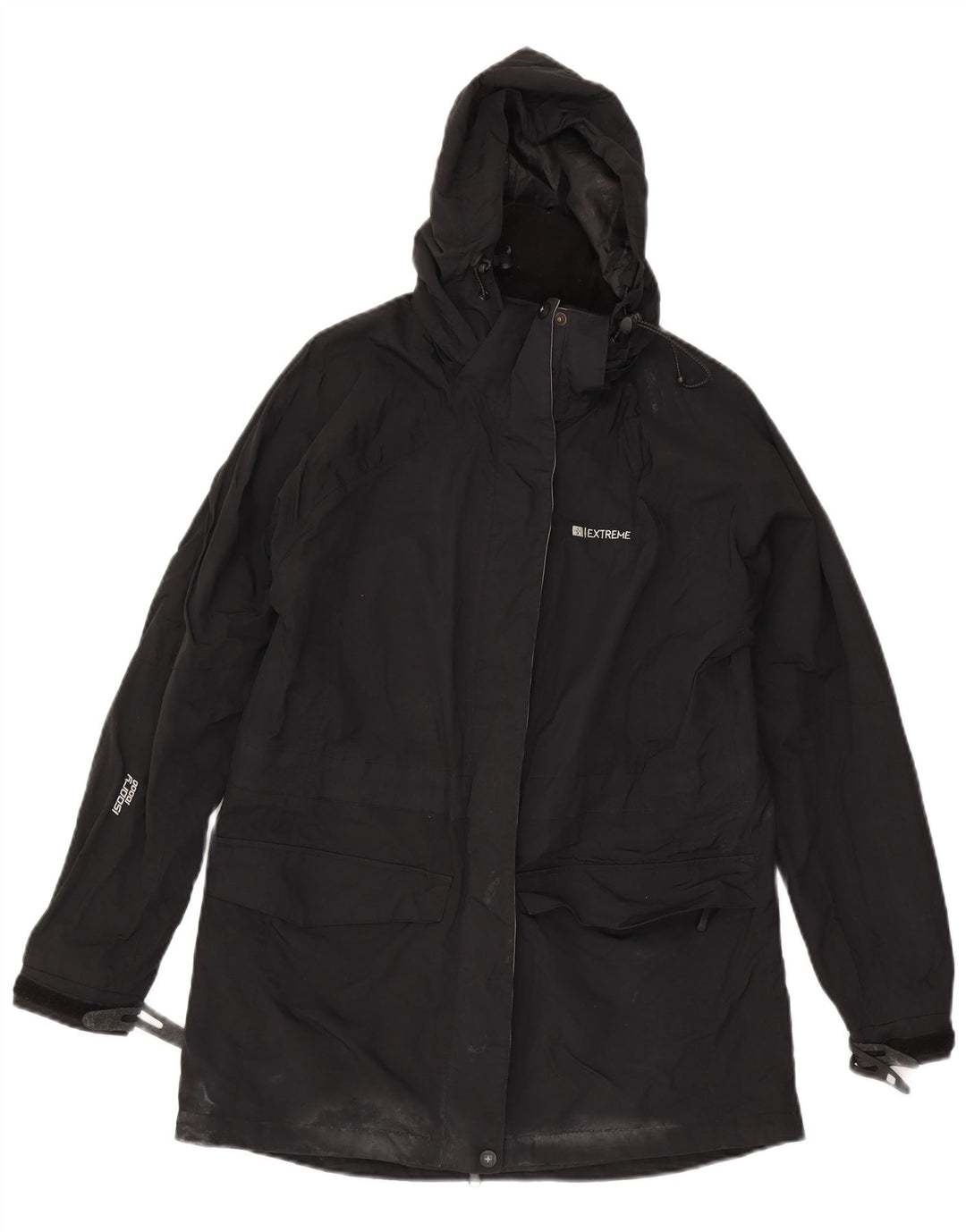 Женский плащ с капюшоном Mountain Warehouse UK 12, средний черный нейлон