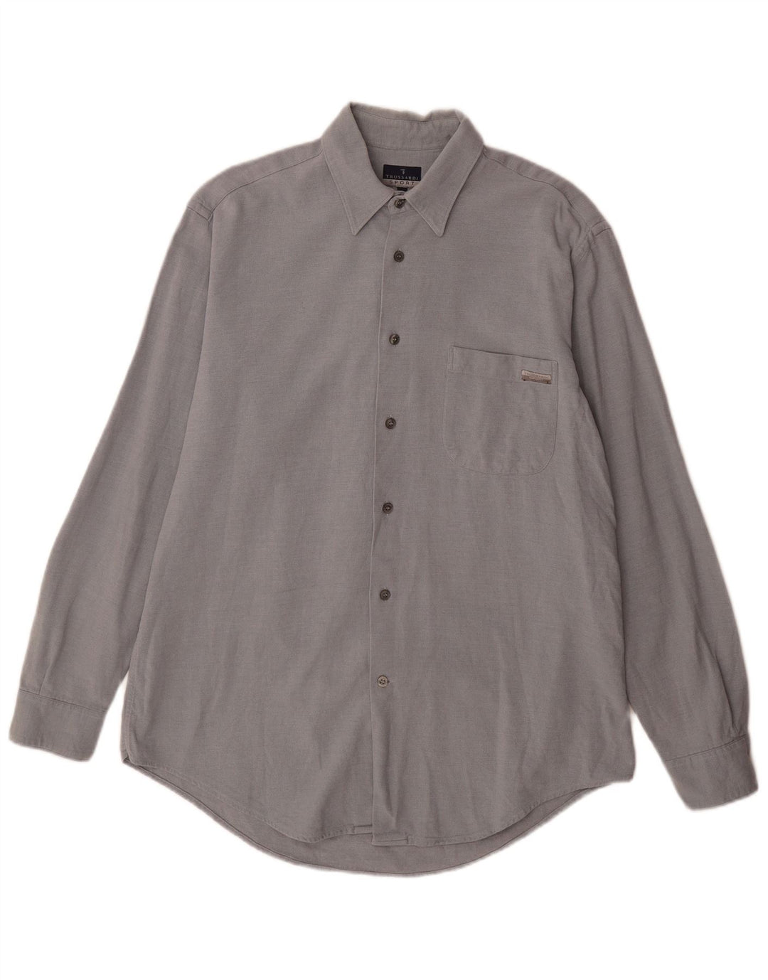 Мужская рубашка Trussardi, большая серая классика